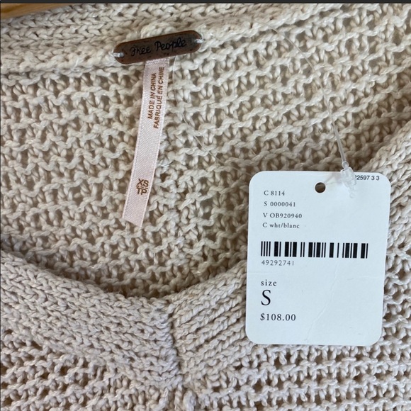 Free People Moonbeam V-Neck sweater - Picture 5 of 5